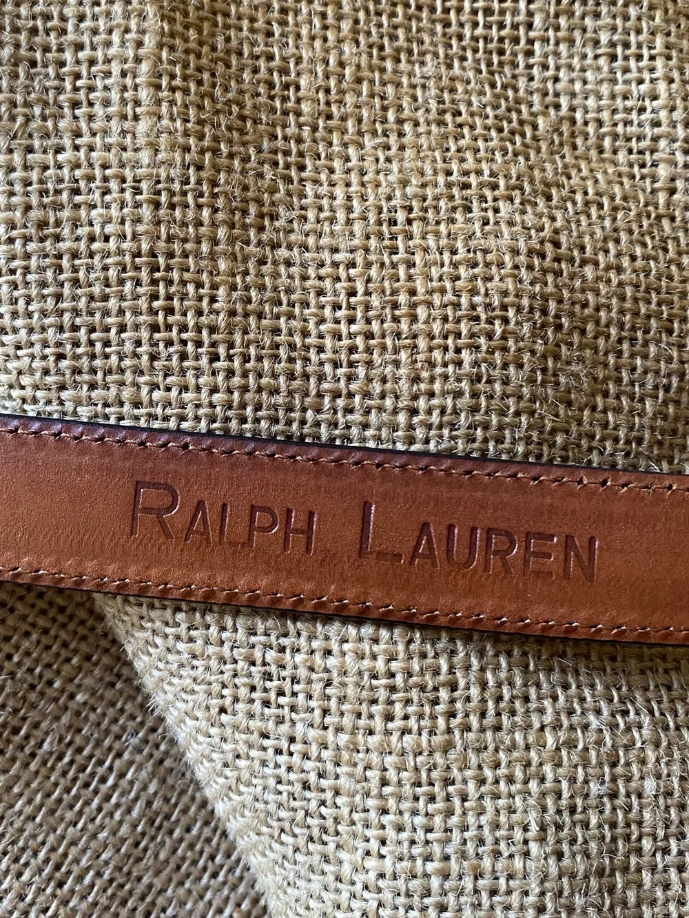 Ralph Lauren Calf Suede Exterior Lined Vanchetta Leather Belt Hunter Green sz 28